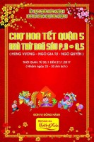 MIKKO tham gia hoạt động - Chợ hoa tết Quận 5 năm 2017