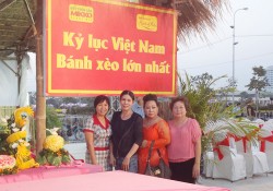 Kỷ lục Việt Nam Bánh Xèo lớn nhất