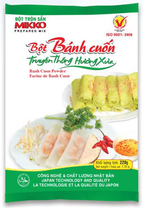 Bột làm bánh cuốn nóng