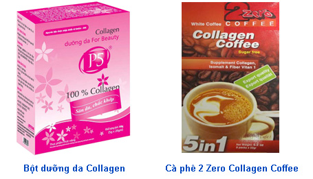 Bột dưỡng da Collagen có trong cà phê 2 Zero collagen coffee 
