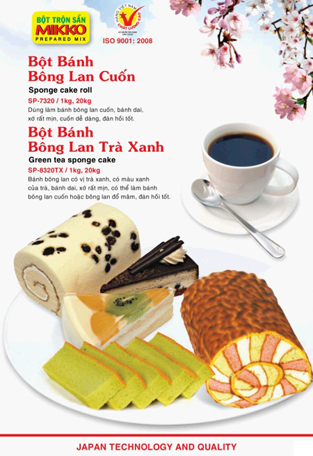 Bột bánh bông lân cuộn 7320