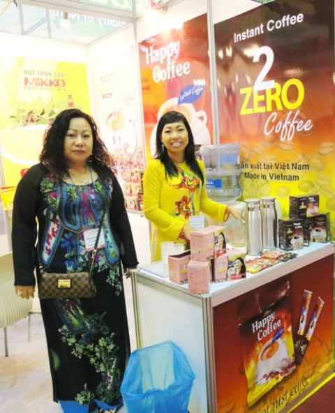 Cà phê 2 Zero thu hút khách tham quan triển lãm Thực phẩm Quốc tế Seoul 2011