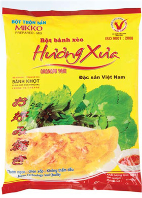 Bột làm bánh xèo Hương Xưa của Mikko