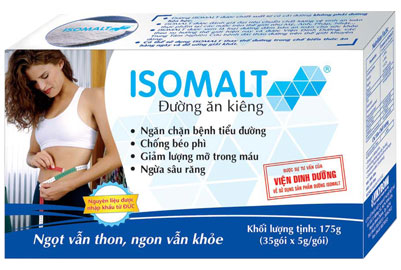 Đường ăn kiêng ISOMALT, đường dùng cho người bệnh tiểu đường.
