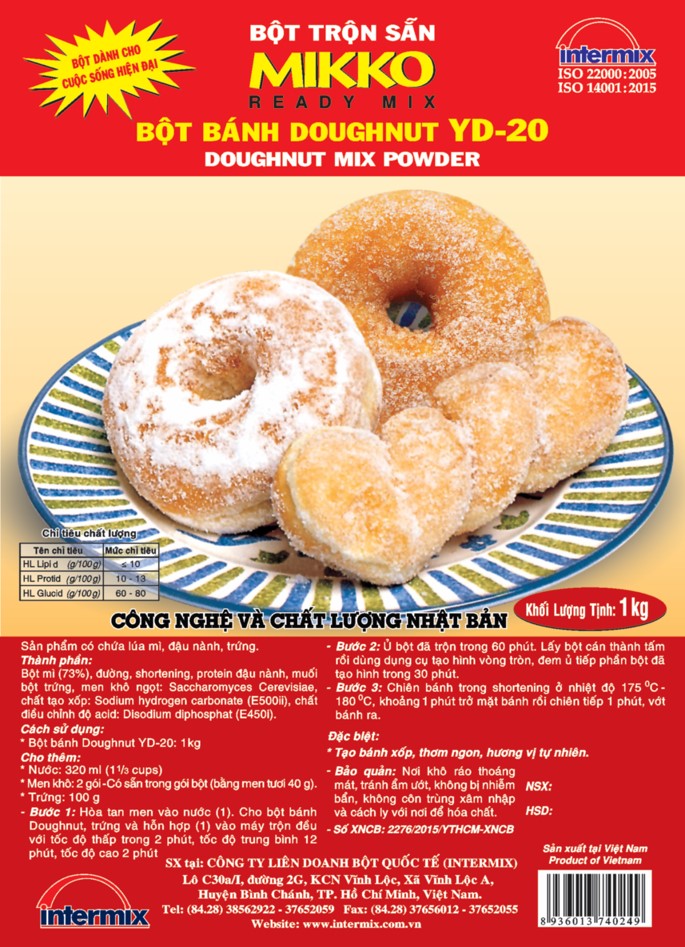 Bột chiên Doughnut 1kg