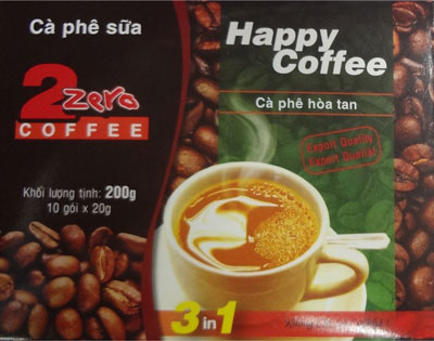Cà phê sữa Happy Coffee dạng hộp